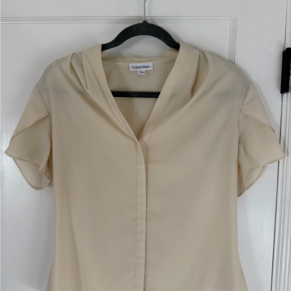Calvin Klein Beige Women's Blouse
